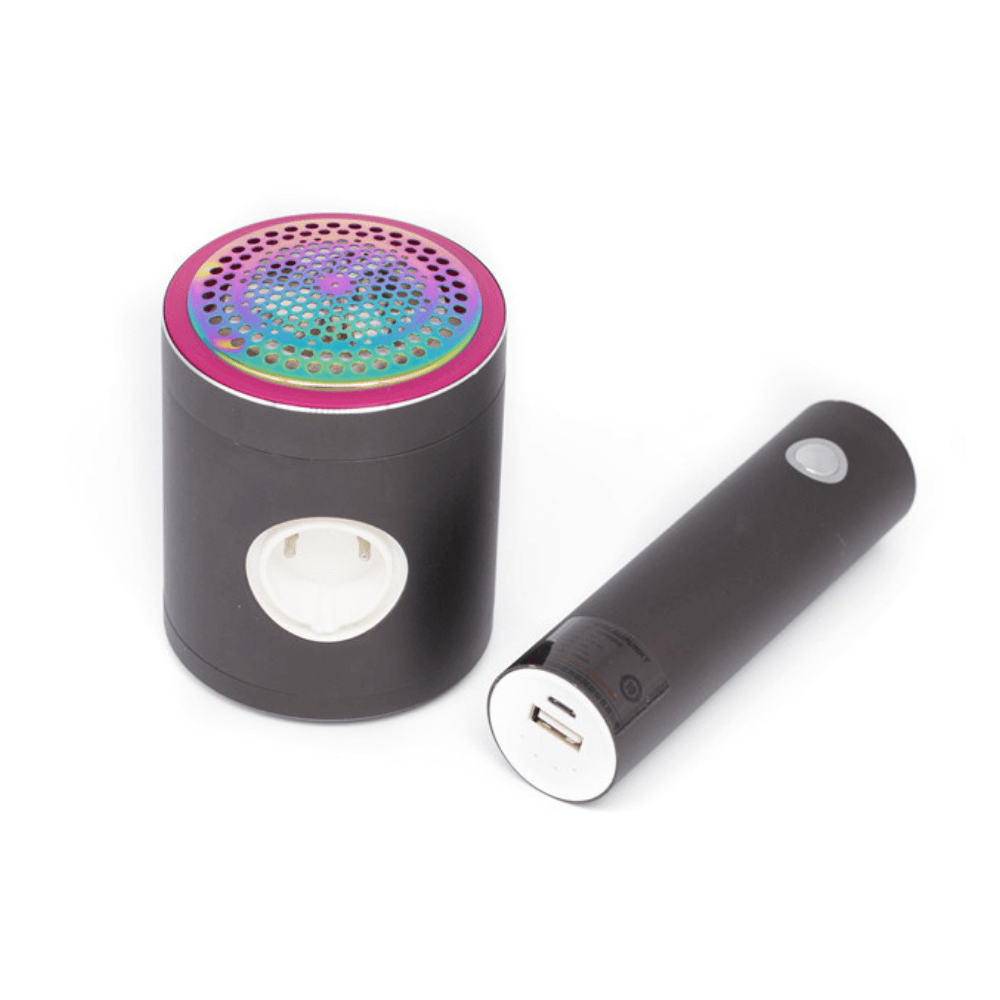 Lint Remover Metal Black Details
