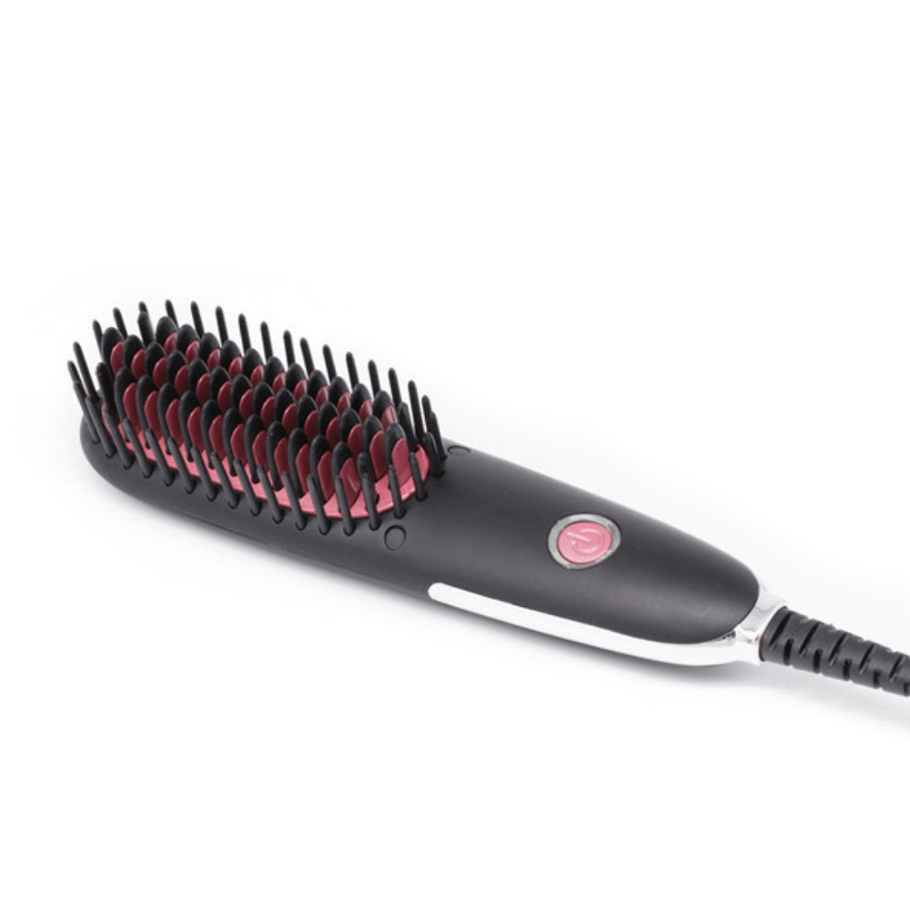mini hair brush black